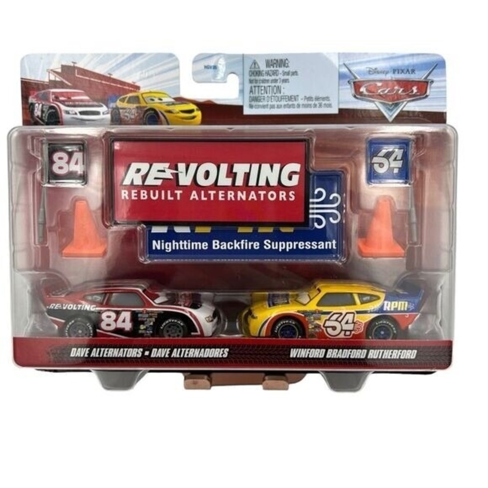 Disney Pixar Cars 2-Pack Dave Alternators & Winford Bradford Rutherford Die-Cast